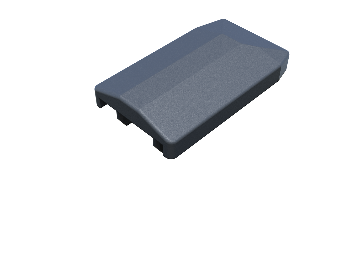 Alu U-Universalprofil Abdeckkappe 50x25mm - Anthrazitgrau