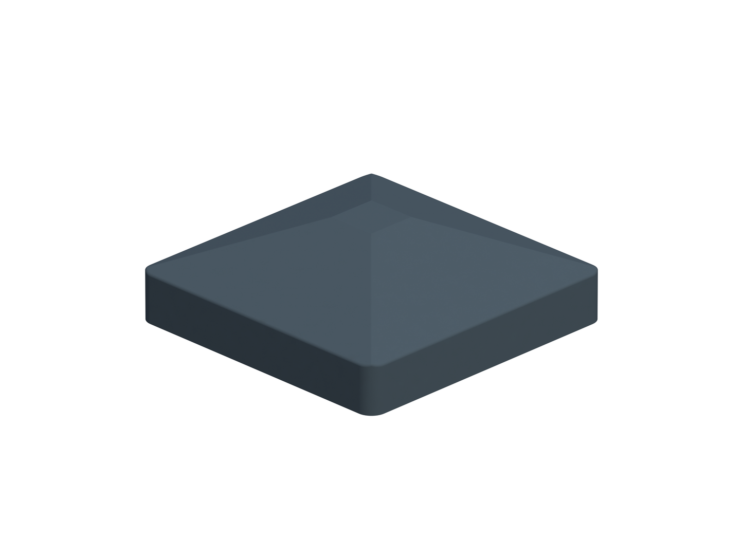 Alu Pfostenkappe Pyramide 87 x 87mm