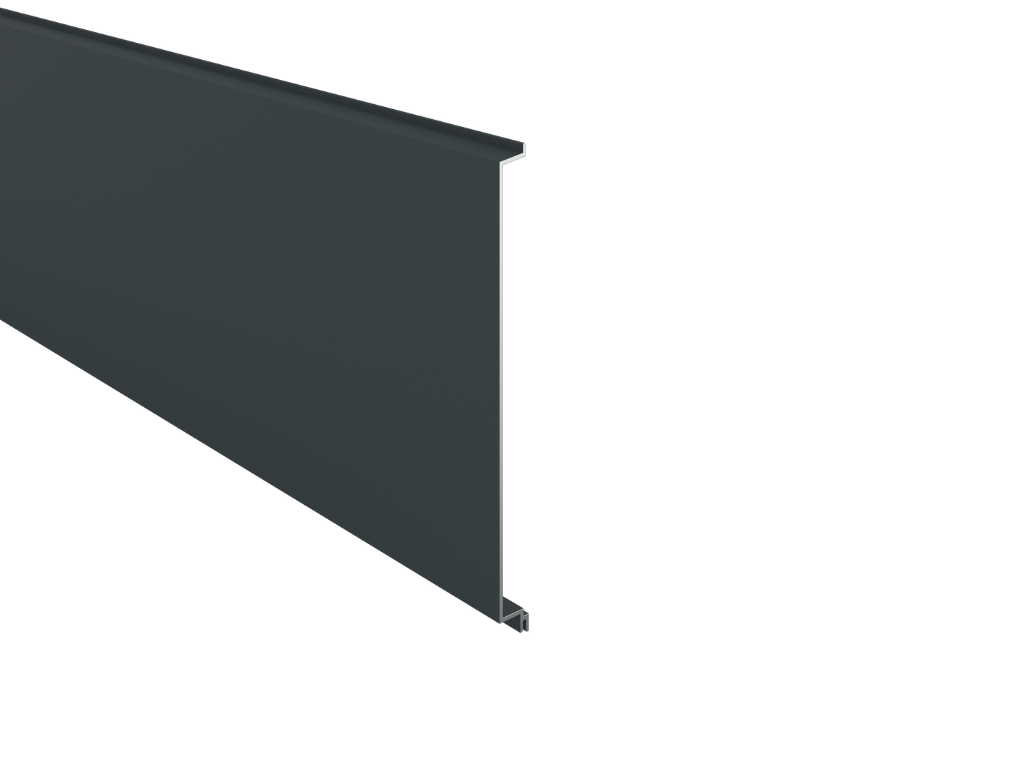 Alu Füllprofil 200x17mm x 200cm - Anthrazitgrau
