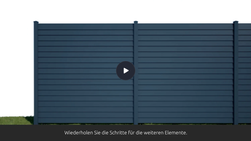 Video laden: Alu Vorgartenzaun-Stecksystem in Lamellenoptik montieren – Anleitung &amp; Tipps