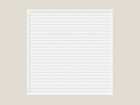 PVC Sichtschutz rechteckig 180x180cm - Weiß