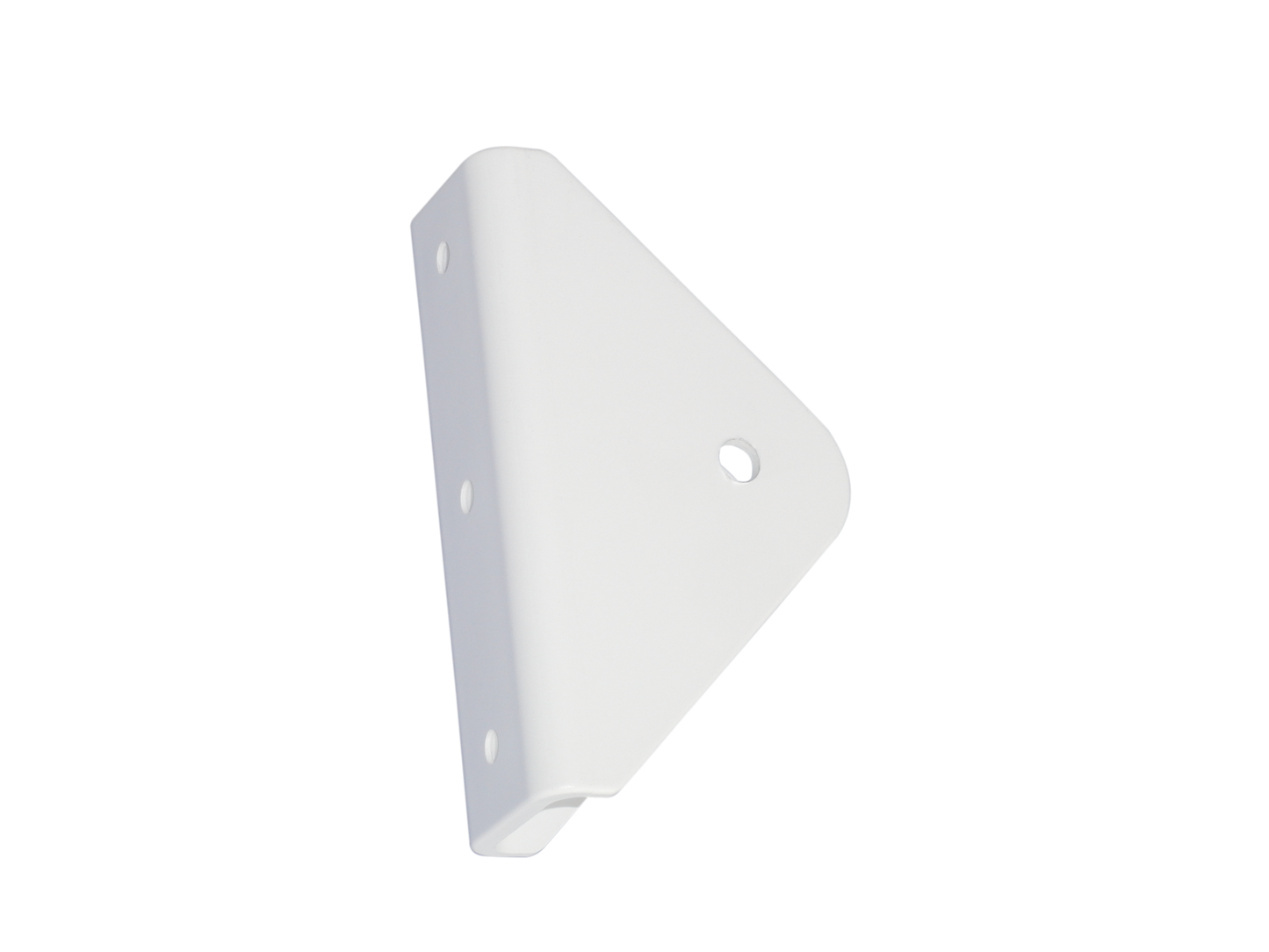 PVC Elementhalter inkl. Bohrschrauben - Weiß