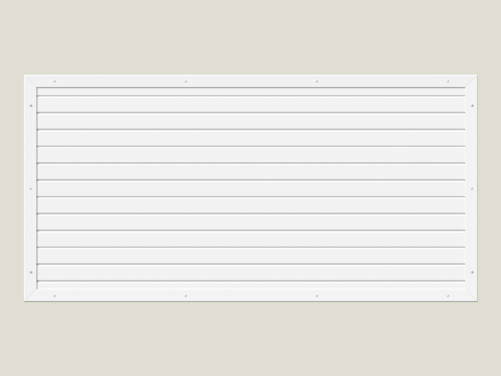 PVC Vorgartenzaun Element rechteckig 180×90cm Weiß