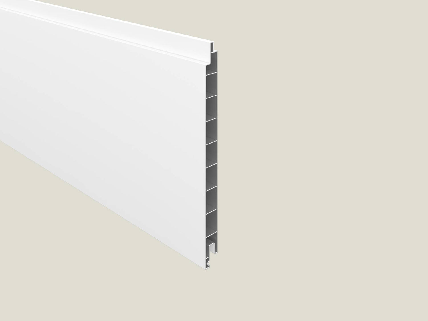 PVC Vorgartenzaun Fuellprofil 200x17mm