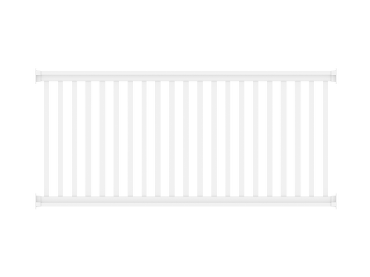 Railing-Zaunelement - 200cm x 90cm