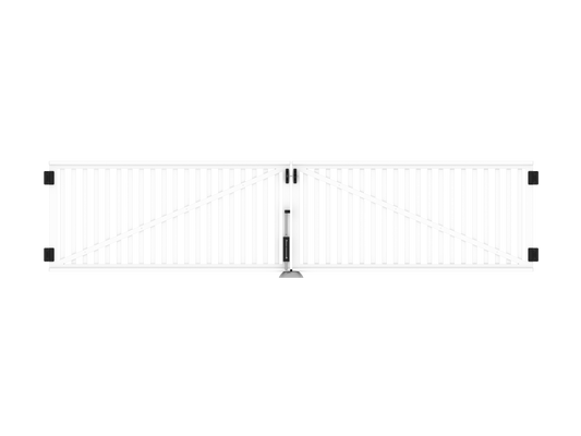Railingzaun-Doppeltor 400cm x 90cm