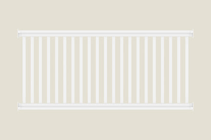 Railingzaun Kunststoff - 200cm x 90cm