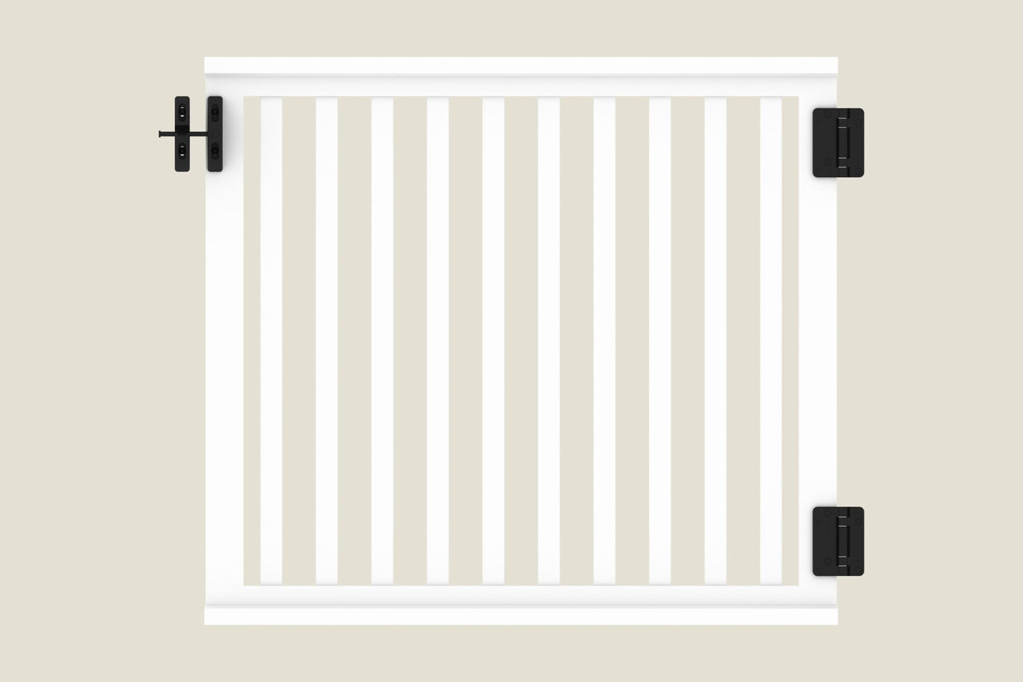 Railingzaun Kunststoff Pforte - 100 x 90cm