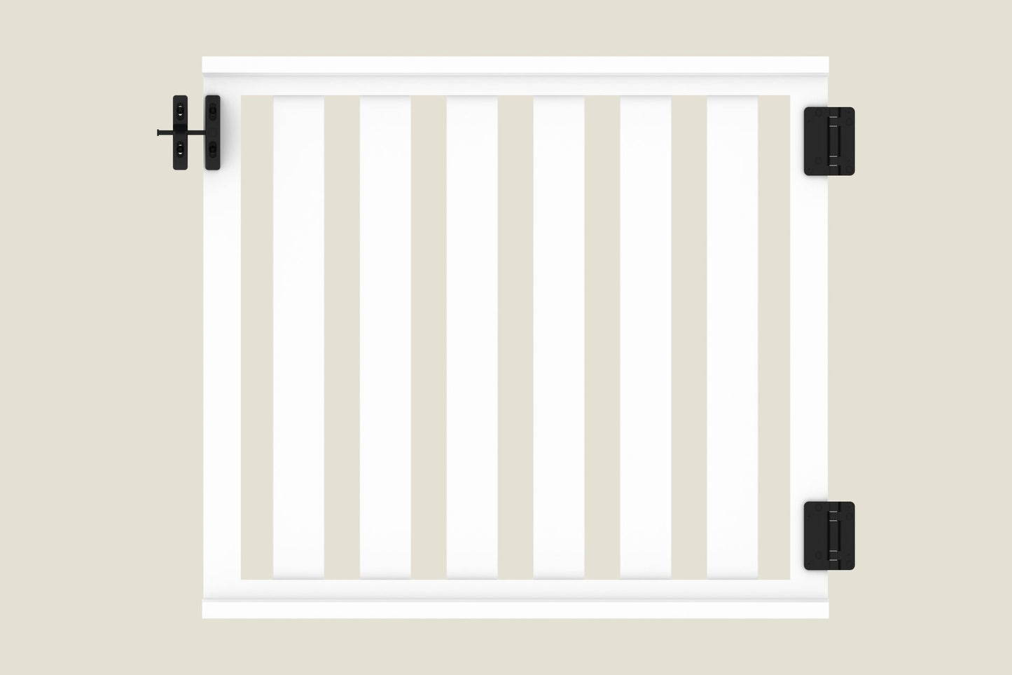 Railingzaun Kunststoff Pforte - 100 x 90cm