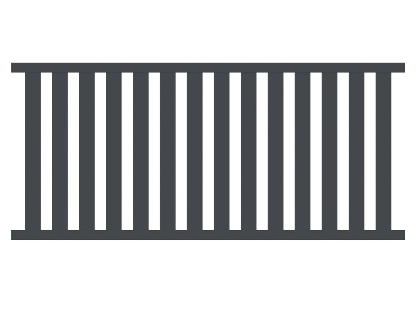 Vorgartenzaun Aluminium Element