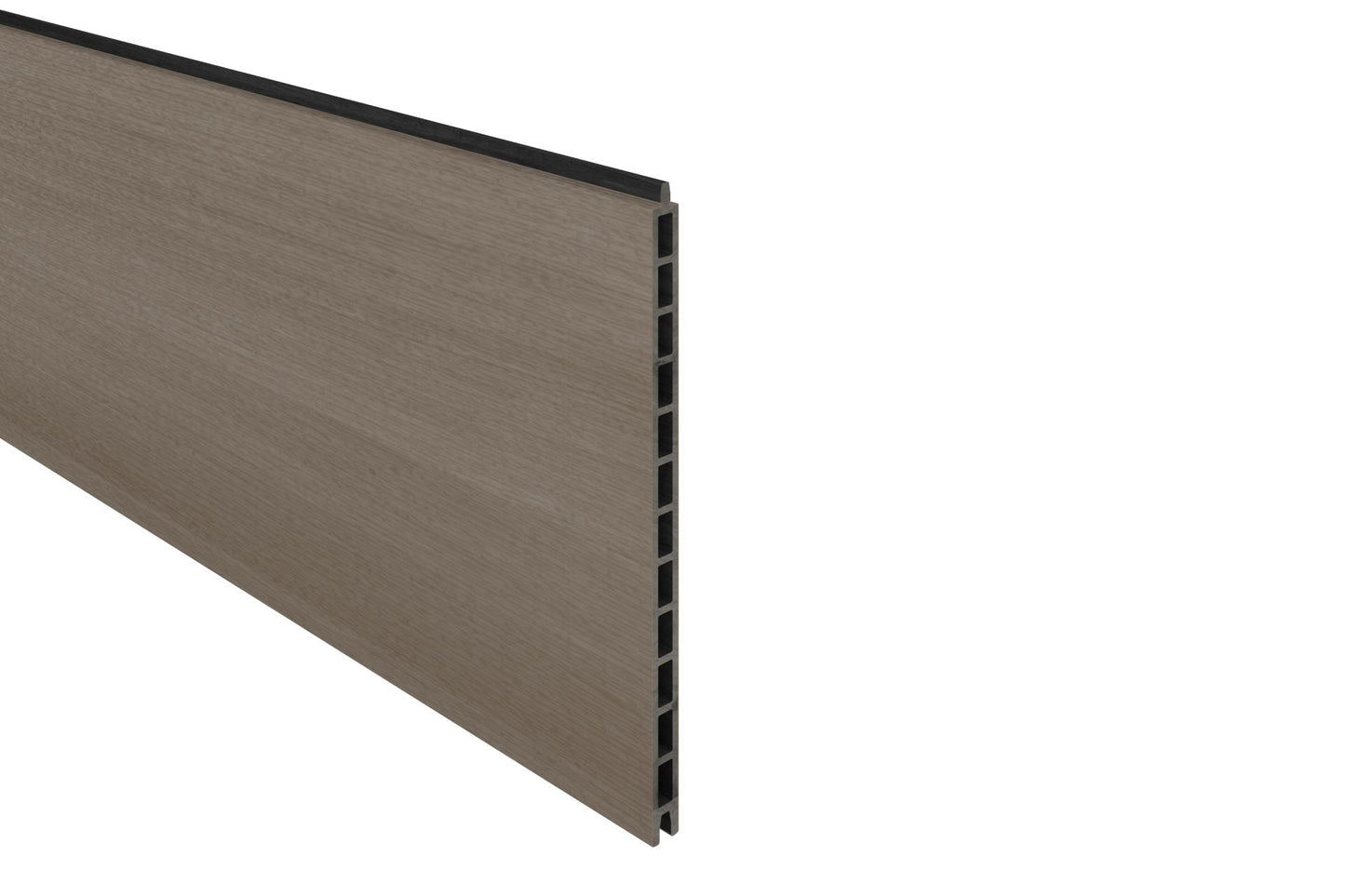 WPC Vorgartenzaun Fuellprofil Antique