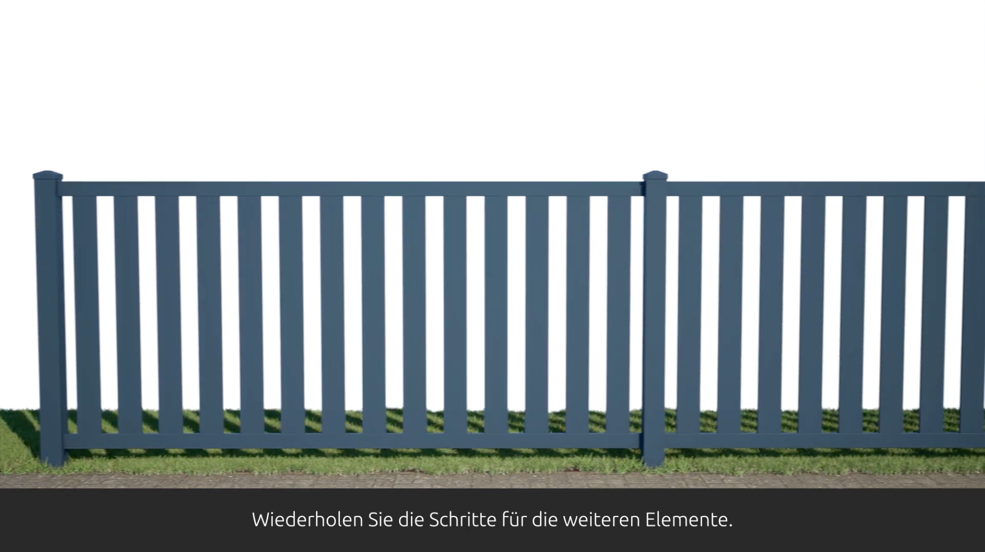 Video laden: WPC Vorgartenzaun-Stecksystem sicher und leicht montieren – Anleitung &amp; Tipps