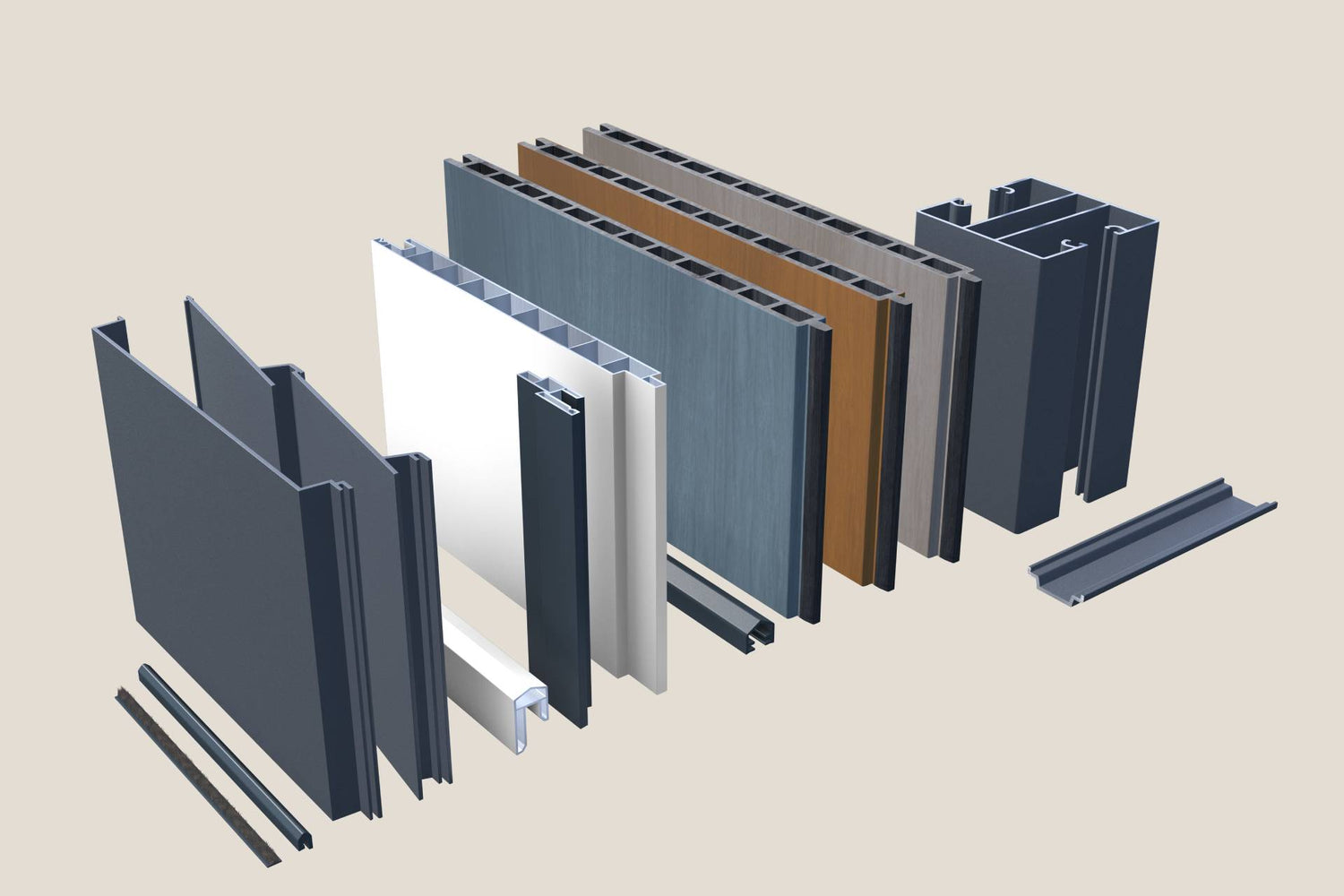 Musterbox Alu Pvc Wpc