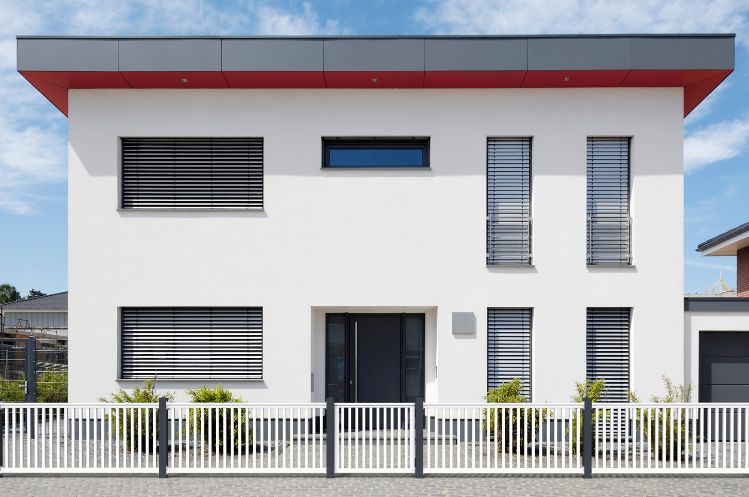 Relingzaun PVC 35 Eingang