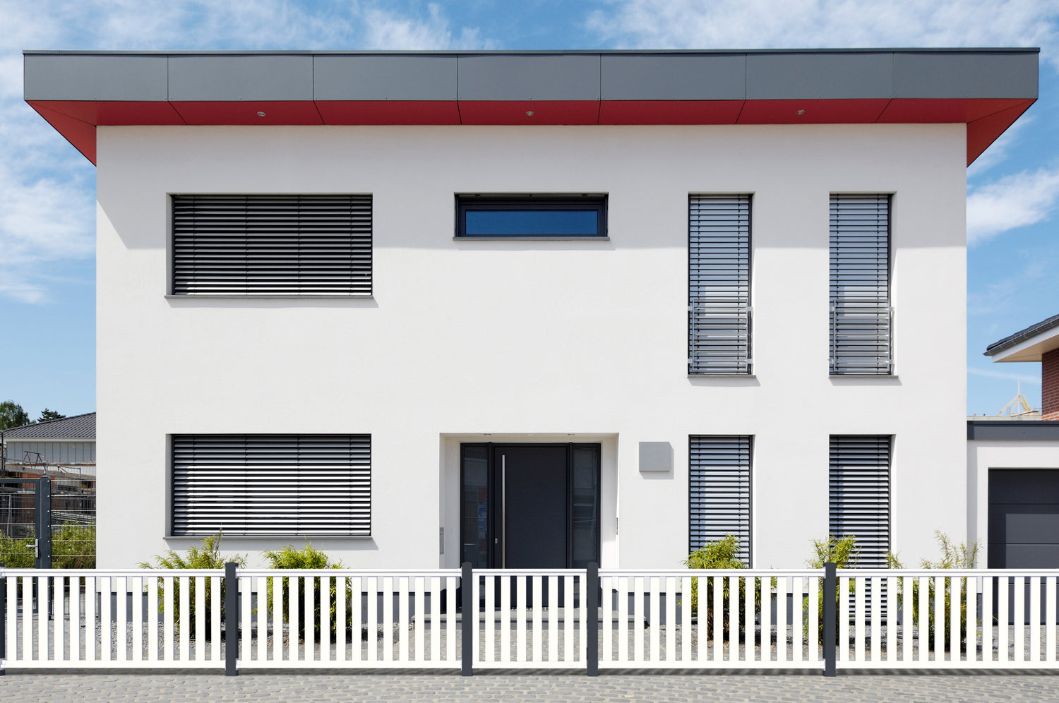 Relingzaun PVC 82 Eingang