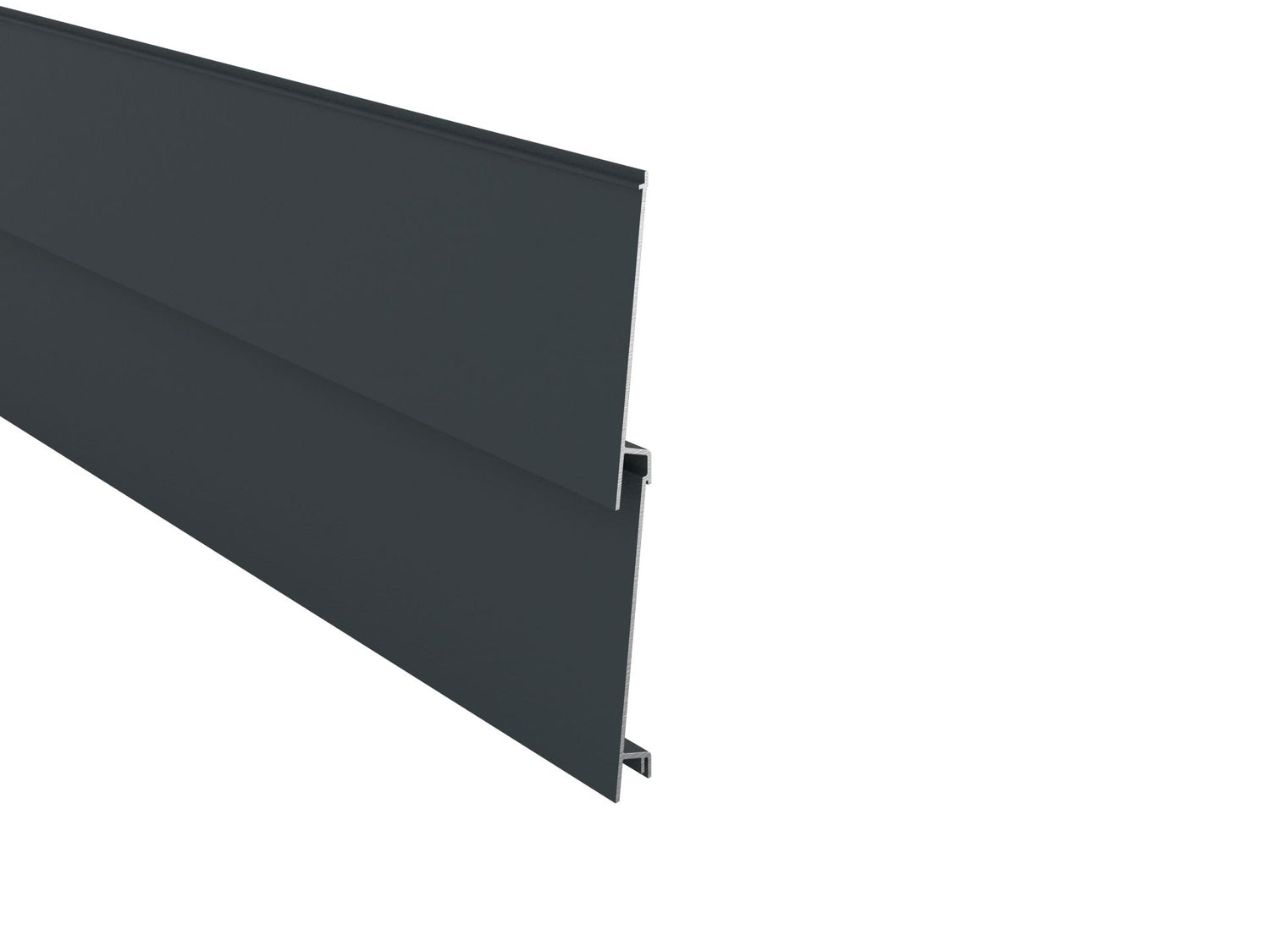 Vorgartenzaun Aluminium Stecksystem Lamellenoptik