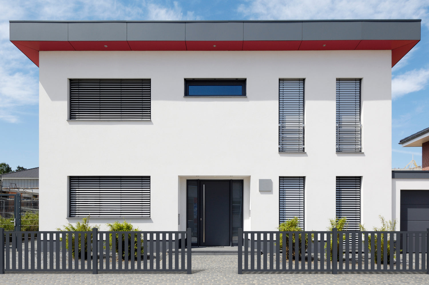 Vorgartenzaun Alu Eingang