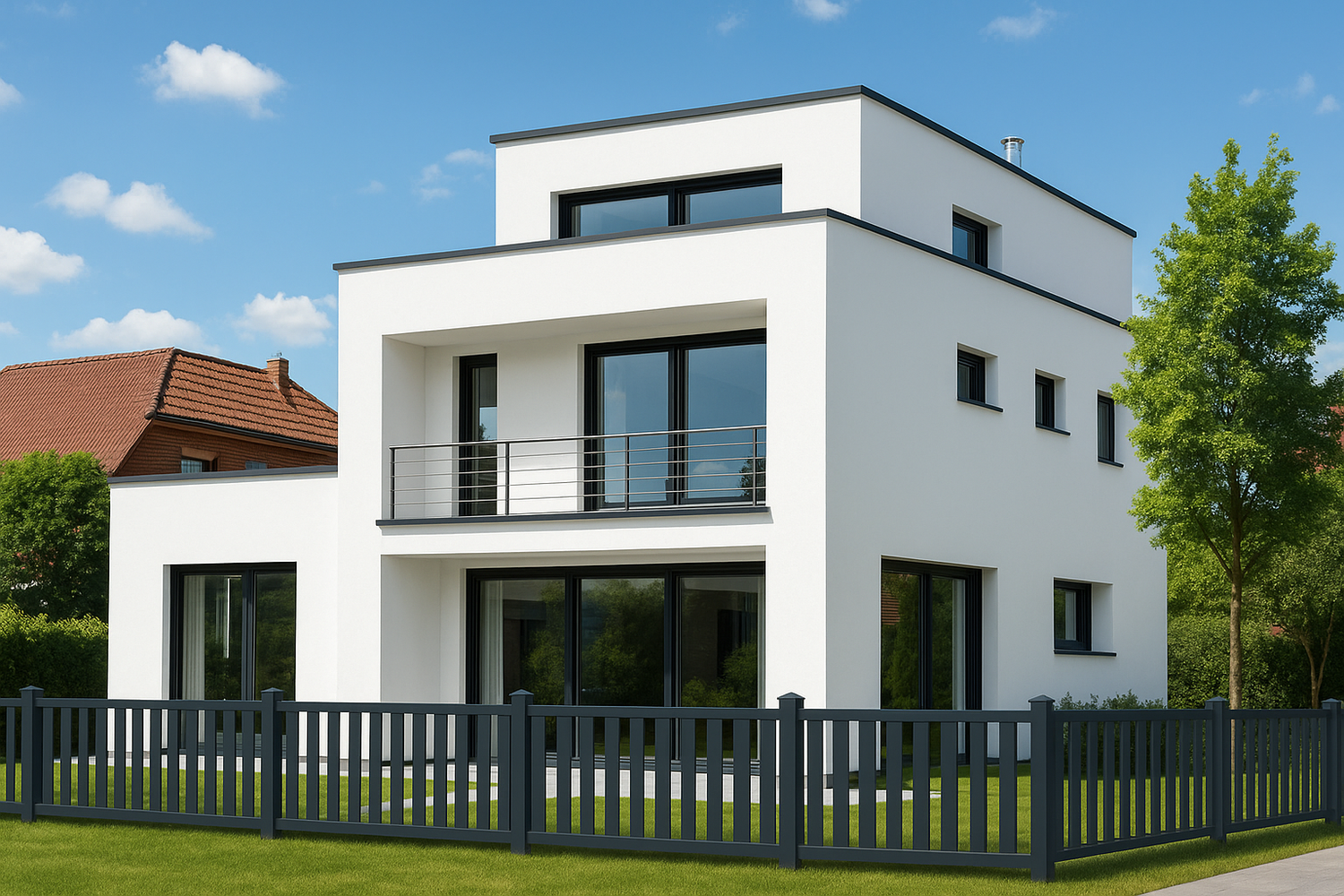 Vorgartenzaun Design-Ideen