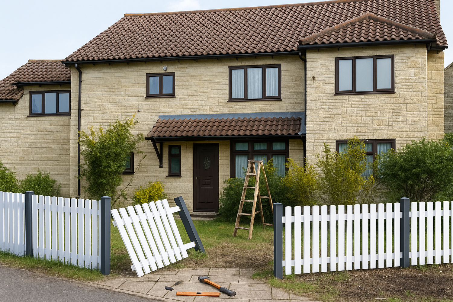 Vorgartenzaun Häufige Fehler
