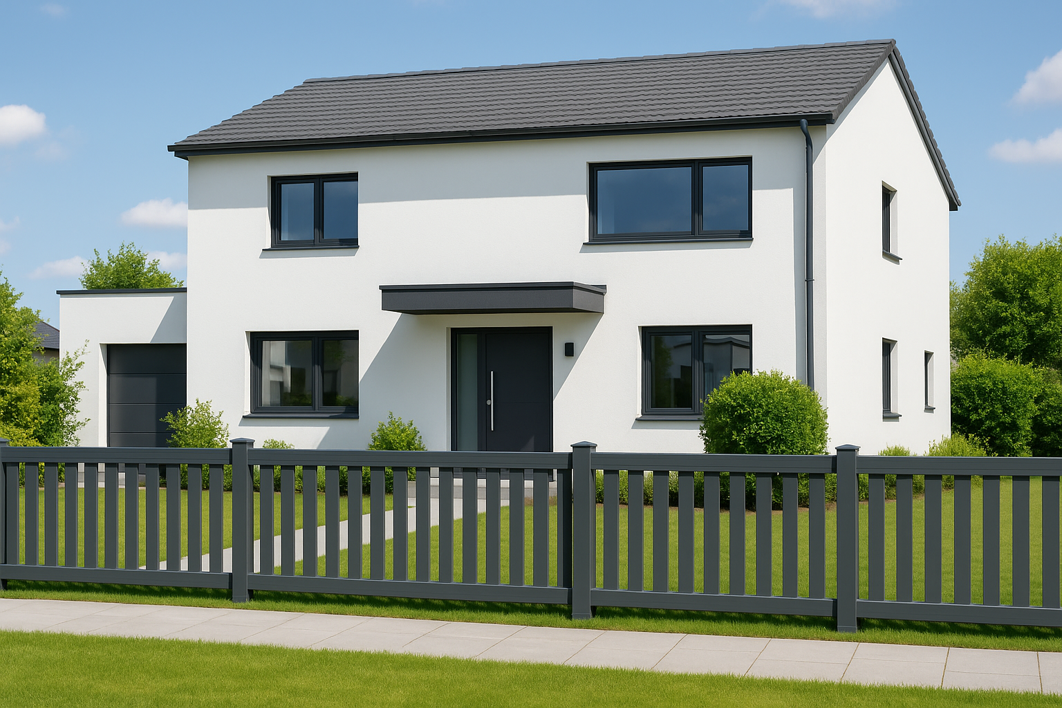 Vorgartenzaun Metall